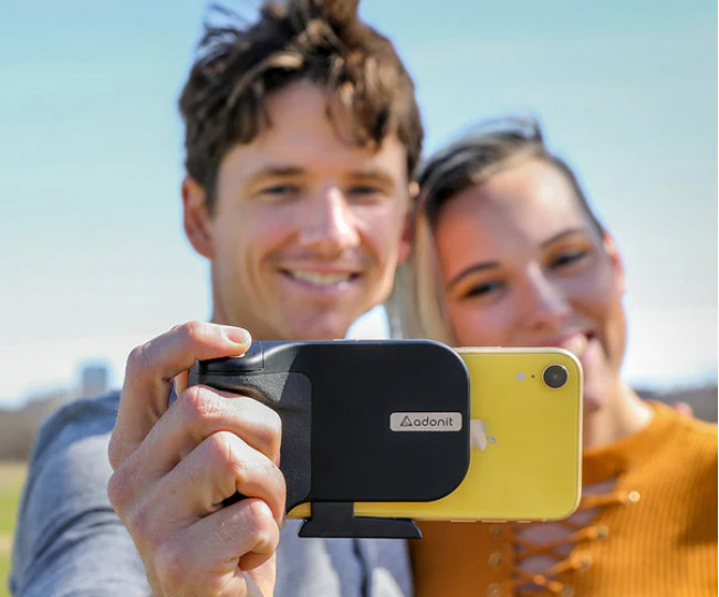 Фототримач із бездротовою зарядкою Adonit PhotoGrip Qi  для iPhone | Android